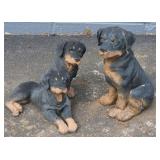 Resin Rottweilers