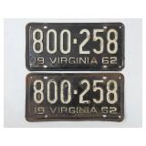 Virginia License Plates