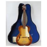 Silvertone Acoustic Guitar With Case