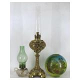 Brass Piano Lamp and Finger Lamp