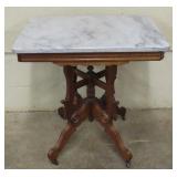 Victorian Marble Top Parlor Table