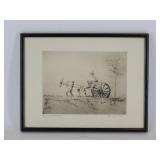 Edward King Black Americana Print