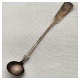 C.B. ROGERS & Co Mustard Ladle Coin Silver