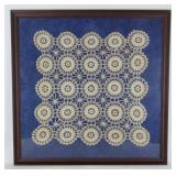 Framed Crocheted Doily