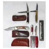 Folding Knives and Harmonica