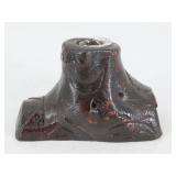 1911 Dated Folk Art Inkwell