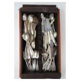 Rogers Silver Plated Flatware Set