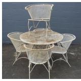 Mesh 5 Piece Patio Set