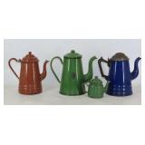 Enamelware Coffee Pots