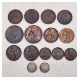 Queen Victoria Coinage 1861-1894 Incl. Silver