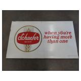 Schaefer Beer Advertising Sign