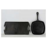 Cast Iron Griddle and Steak Skillet