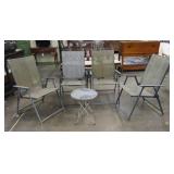 Patio Chairs And Side Table