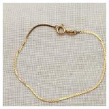 14K Gold Serpentine Link Bracelet