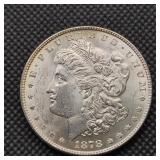 1878 Morgan Silver Dollar 7/8 Tailfeathers