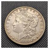 1885 Morgan Silver Dollar