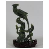 Carved Jade Phoenix And Songbird