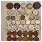 Canadian Coins Victoria to Elizabeth w/ Silver