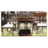 Solid Cherry Dining Table And Chairs