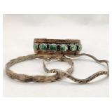 Sterling Native American Cuff + Bangles