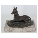Idle Hours Bronze Equestrian Sculpture