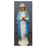 Virgin Mary Concrete Statue