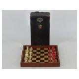 Jaques and Son, London, England Mahogany Chessboar