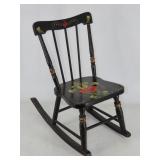 Painted Child Rocking Chair