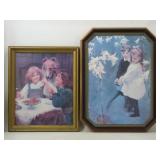 Framed Victorian Style Prints