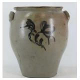Attributed New York Decorated Stoneware Jar