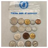 1915 Cuba & Barbados Bahamas Venezuela Coins