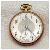 1926 14K Gold Fill Hamilton 17j Pocket Watch
