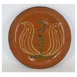 Slip Decorated Earthenware Plate