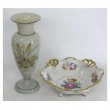 Porcelain Bowl and Vase