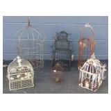 Five Bird Cages