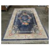 Pastel Silk Oriental Rug