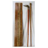 Walking Canes & Collectible Yardsticks