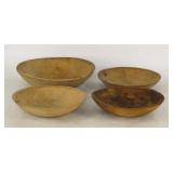 Antique Wooden Bowls