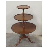 Snake Foot Tiered Stand Table