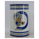 Li'l Pro Dallas Cowboys Metal Trash Can