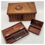 Souvenir 'Books' Box, Scalpels Box & Gilette Box