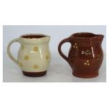 Wisconsin Pottery Creamers