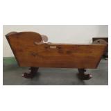 Antique Walnut Cradle