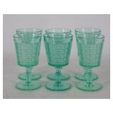Uranium Glass Goblets