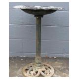 Cast Metal Bird Bath
