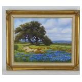 Original Oil On Canvas Landscape Painting