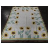 Sunflower Applique Quilt