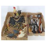 Kitchen Utensils, Cutlery, and Collectibles
