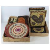 Hooked and Quilted Textiles