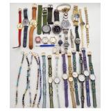 Woven Band Watches, Faux Movado, Chronos Etc